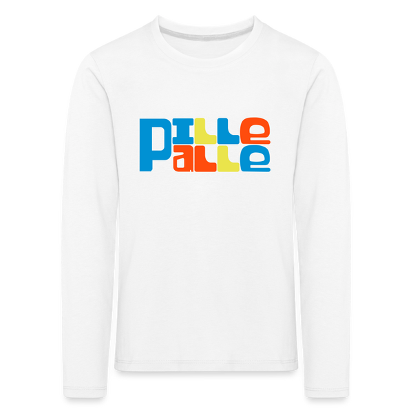 Pillepalle - Kinder Langarmshirt - white