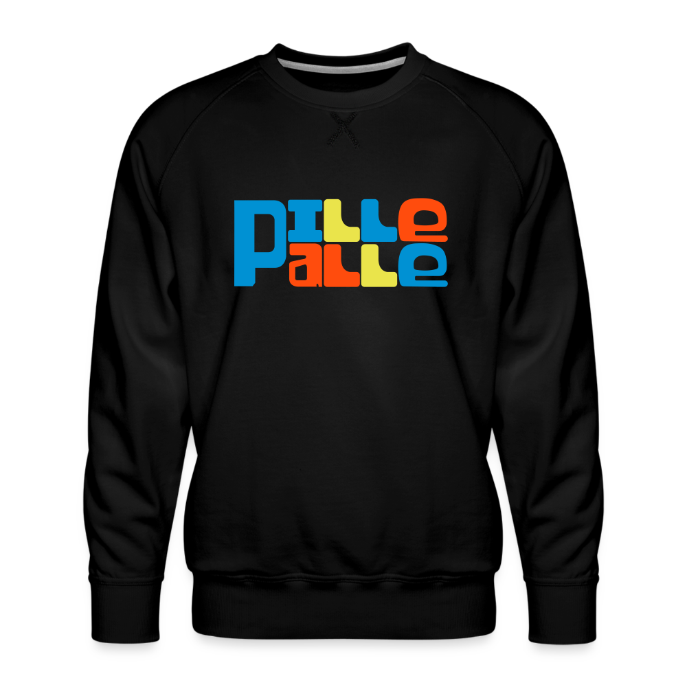 Pillepalle - Männer Premium Sweatshirt - black
