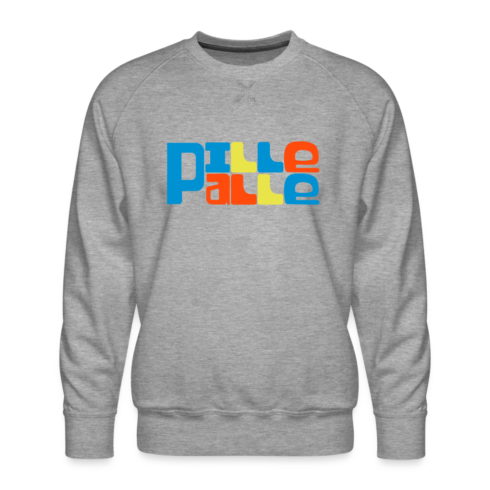 Pillepalle - Männer Premium Sweatshirt - heather grey