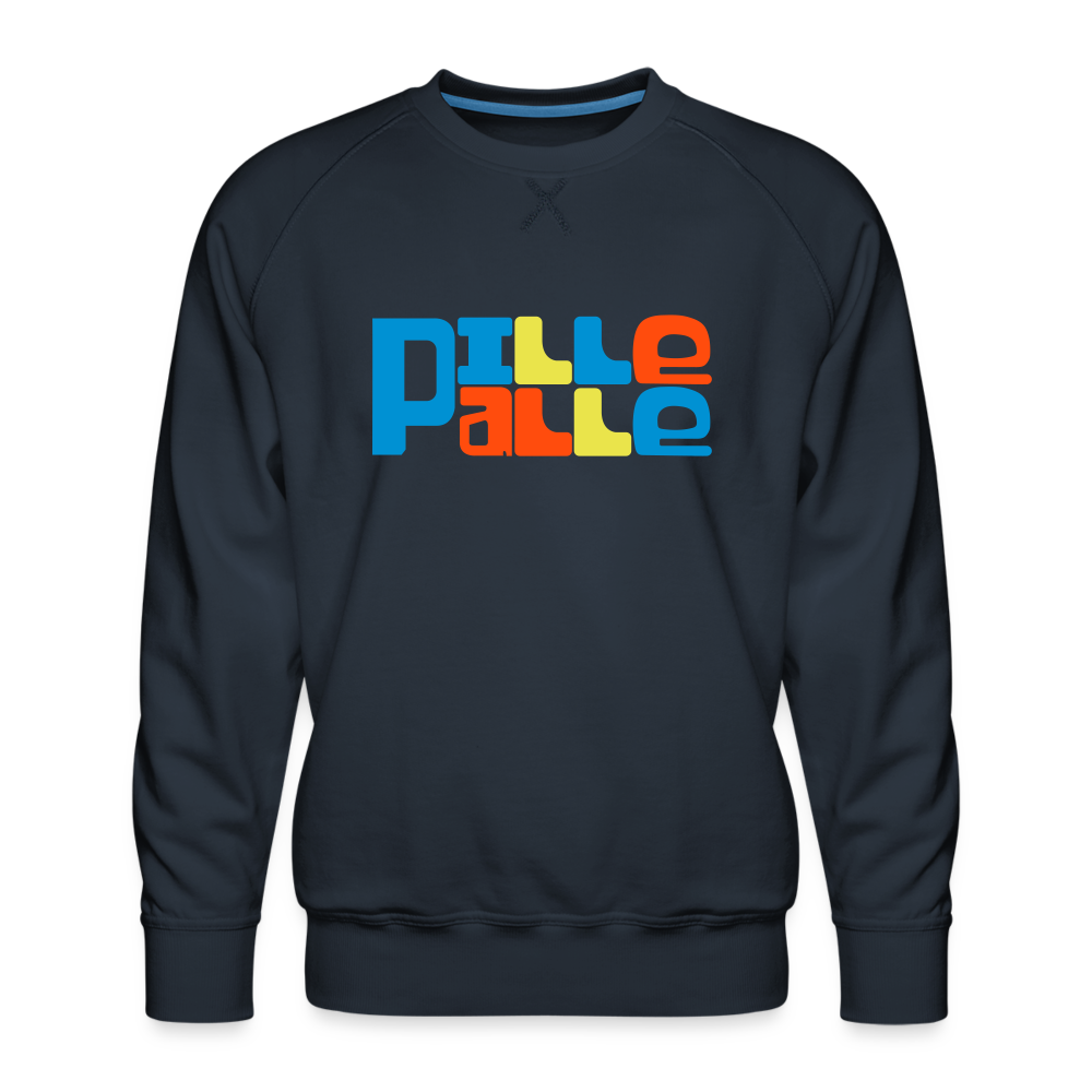 Pillepalle - Männer Premium Sweatshirt - navy