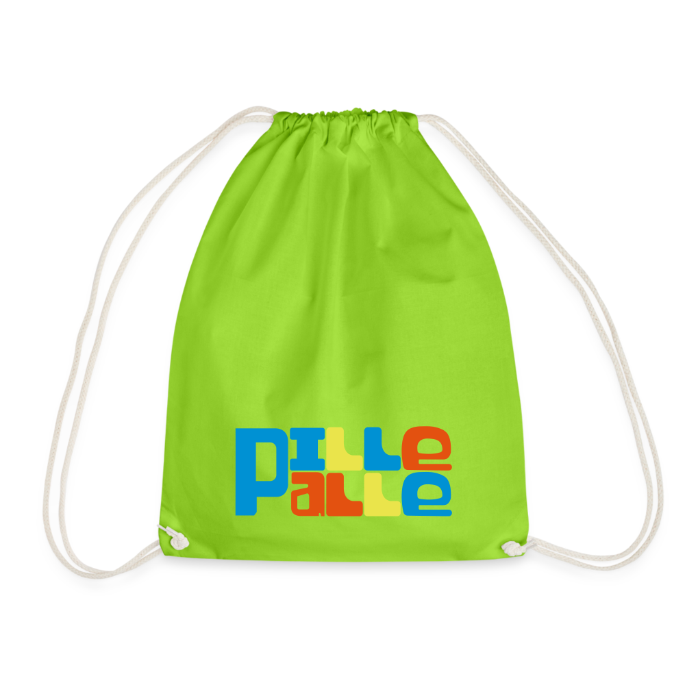 Pillepalle - Turnbeutel - neon green