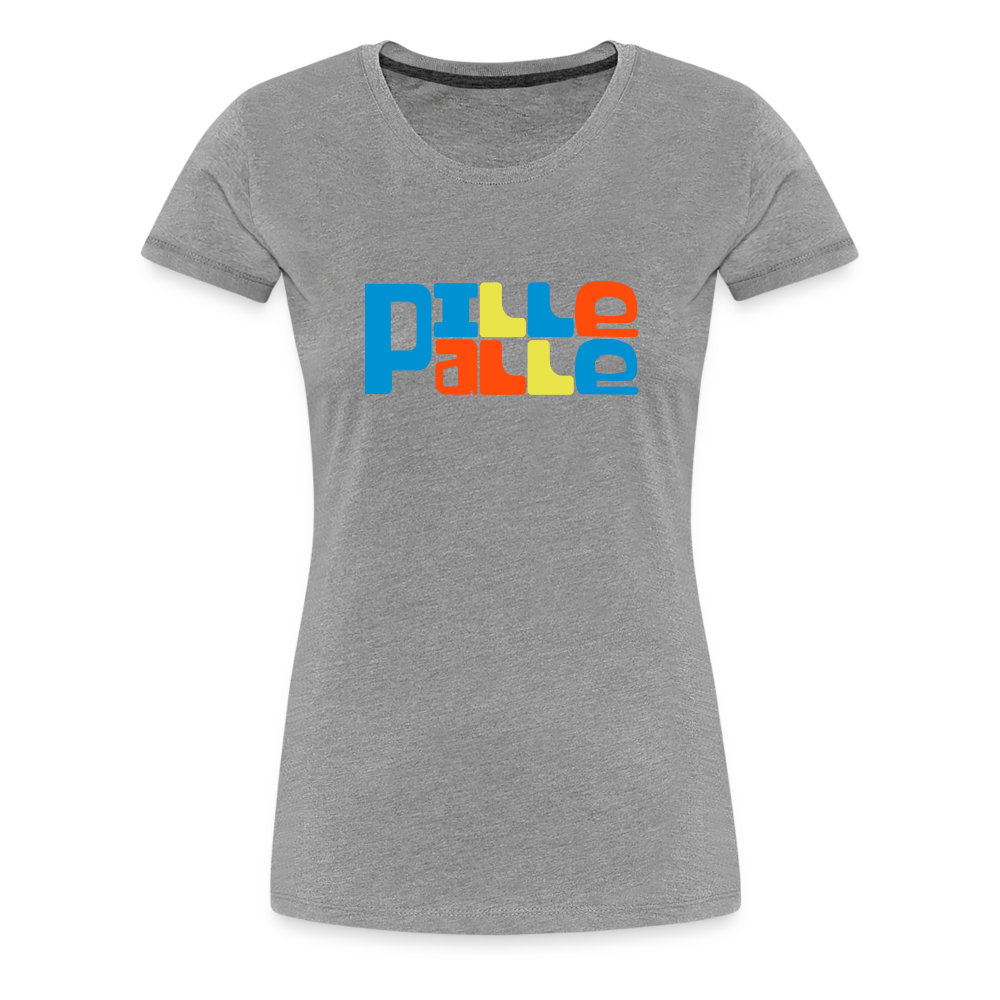 Pillepalle - Frauen Premium T-Shirt - heather grey