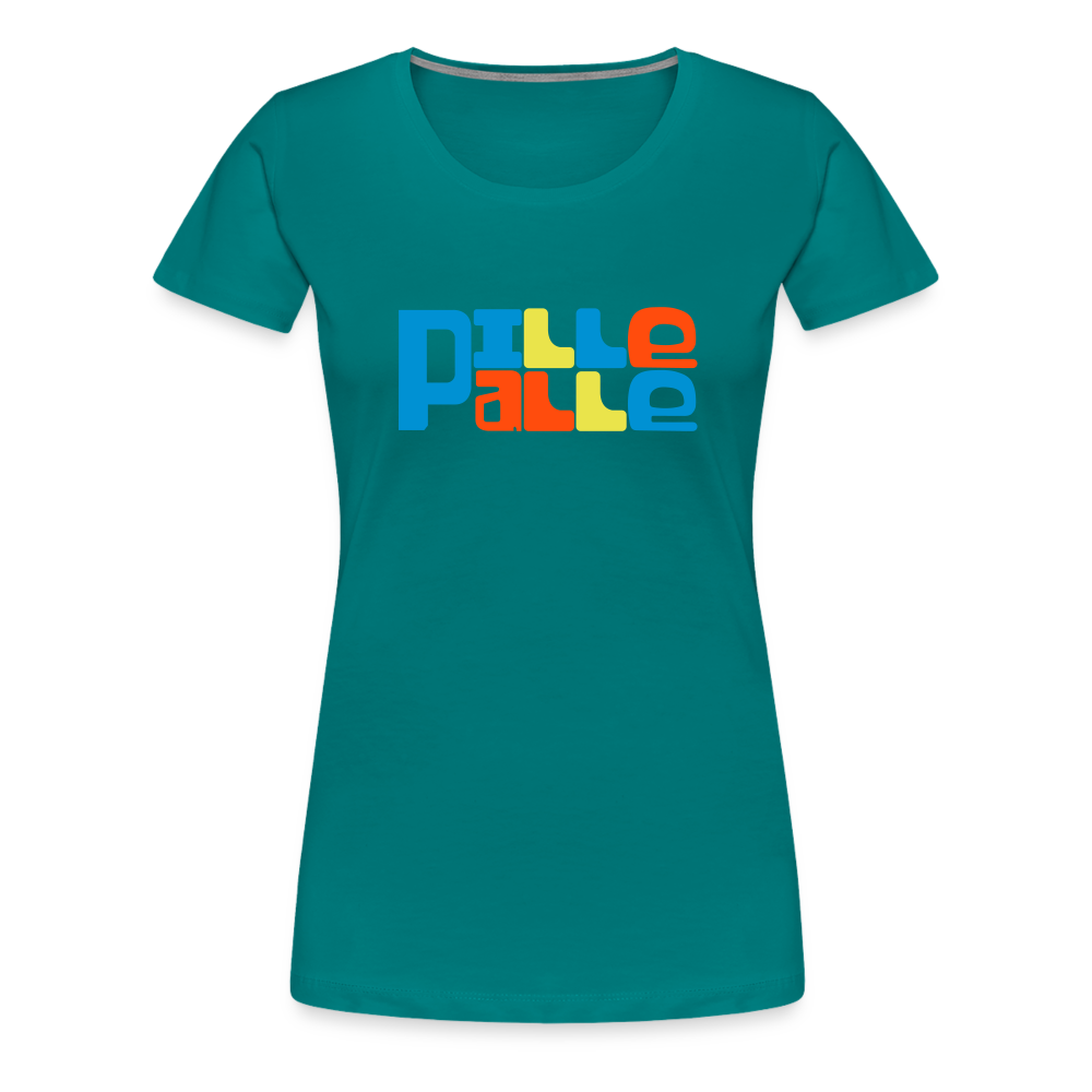 Pillepalle - Frauen Premium T-Shirt - diva blue