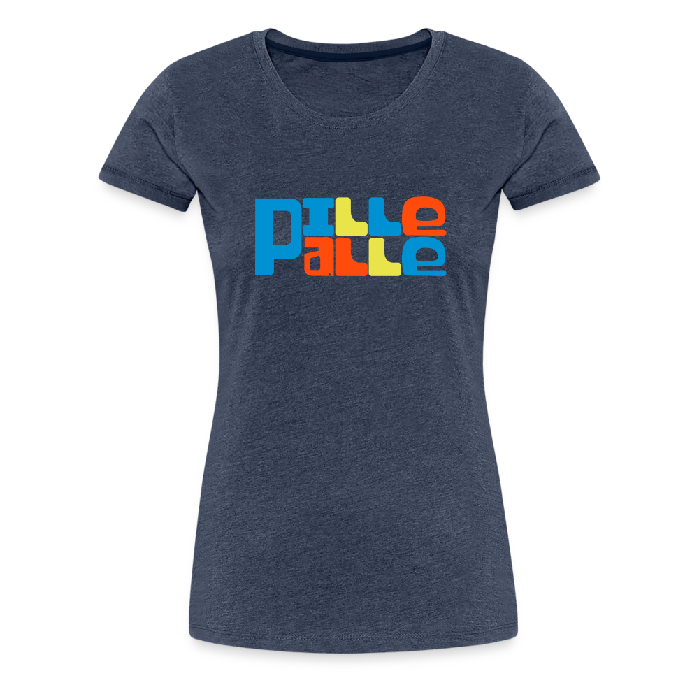 Pillepalle - Frauen Premium T-Shirt - heather blue