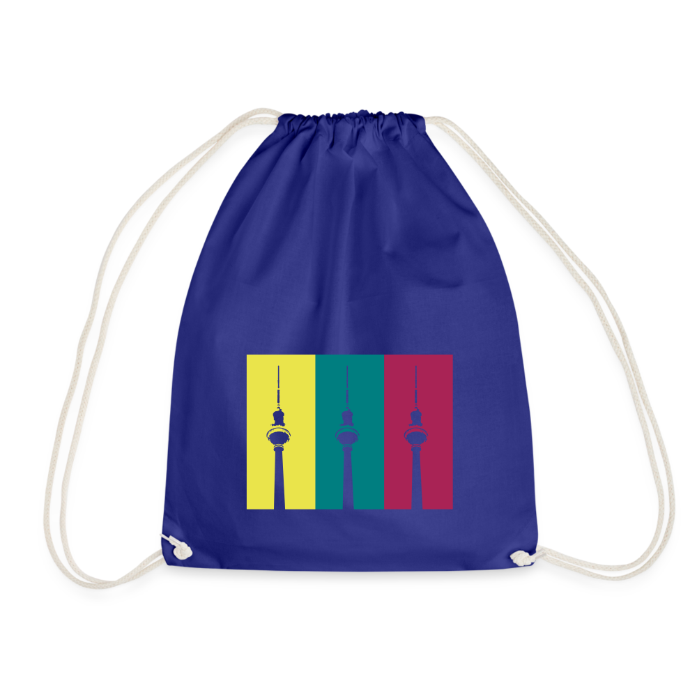 Berlin Retro - Turnbeutel - royal blue