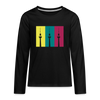 Berlin Retro - Teenager Langarmshirt - black