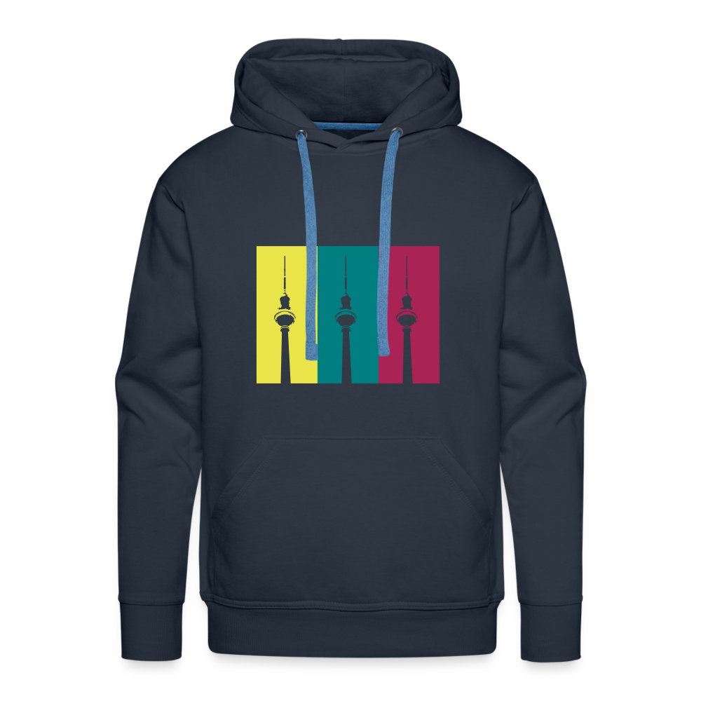 Berlin Retro - Männer Premium Hoodie - navy