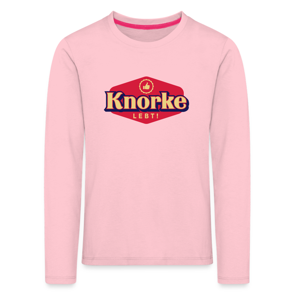 KNORKE lebt! - Kinder Langarmshirt - rose shadow