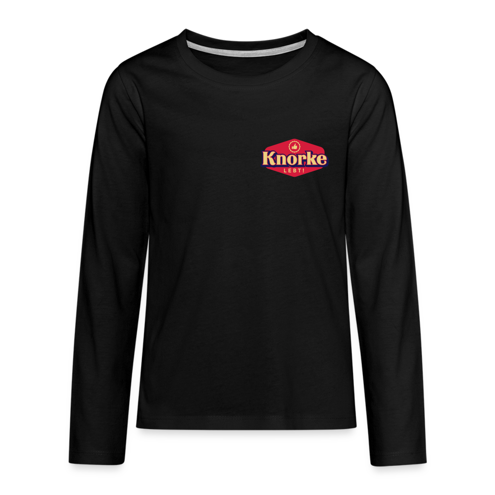 KNORKE lebt! - Teenager Langarmshirt - black