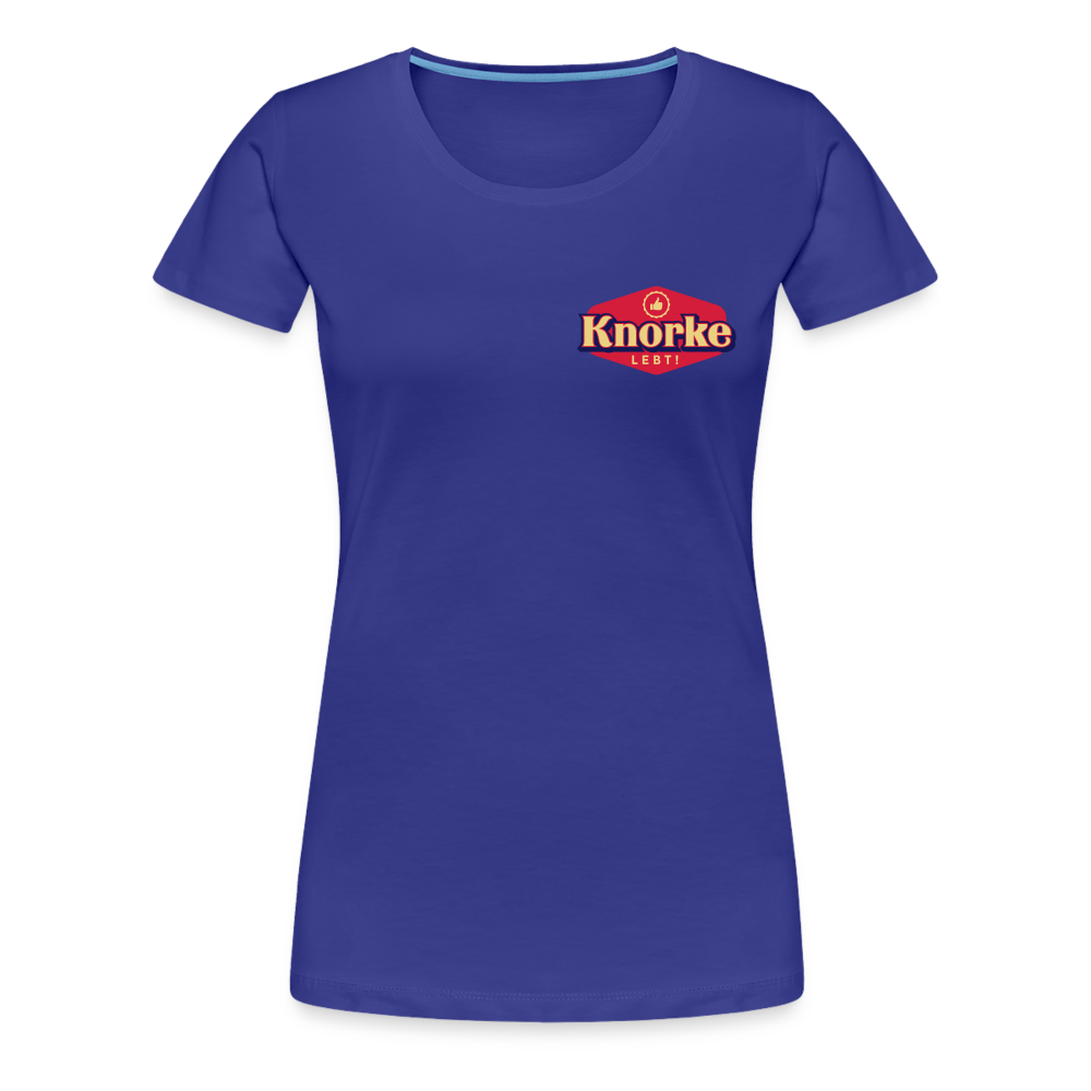 KNORKE lebt! - Frauen Premium T-Shirt - royal blue