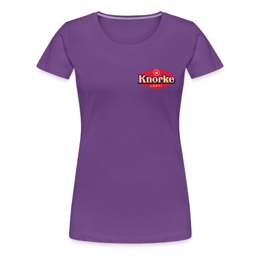 KNORKE lebt! - Frauen Premium T-Shirt - purple