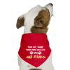 Janz Jefährlich - Hunde-Bandana - red