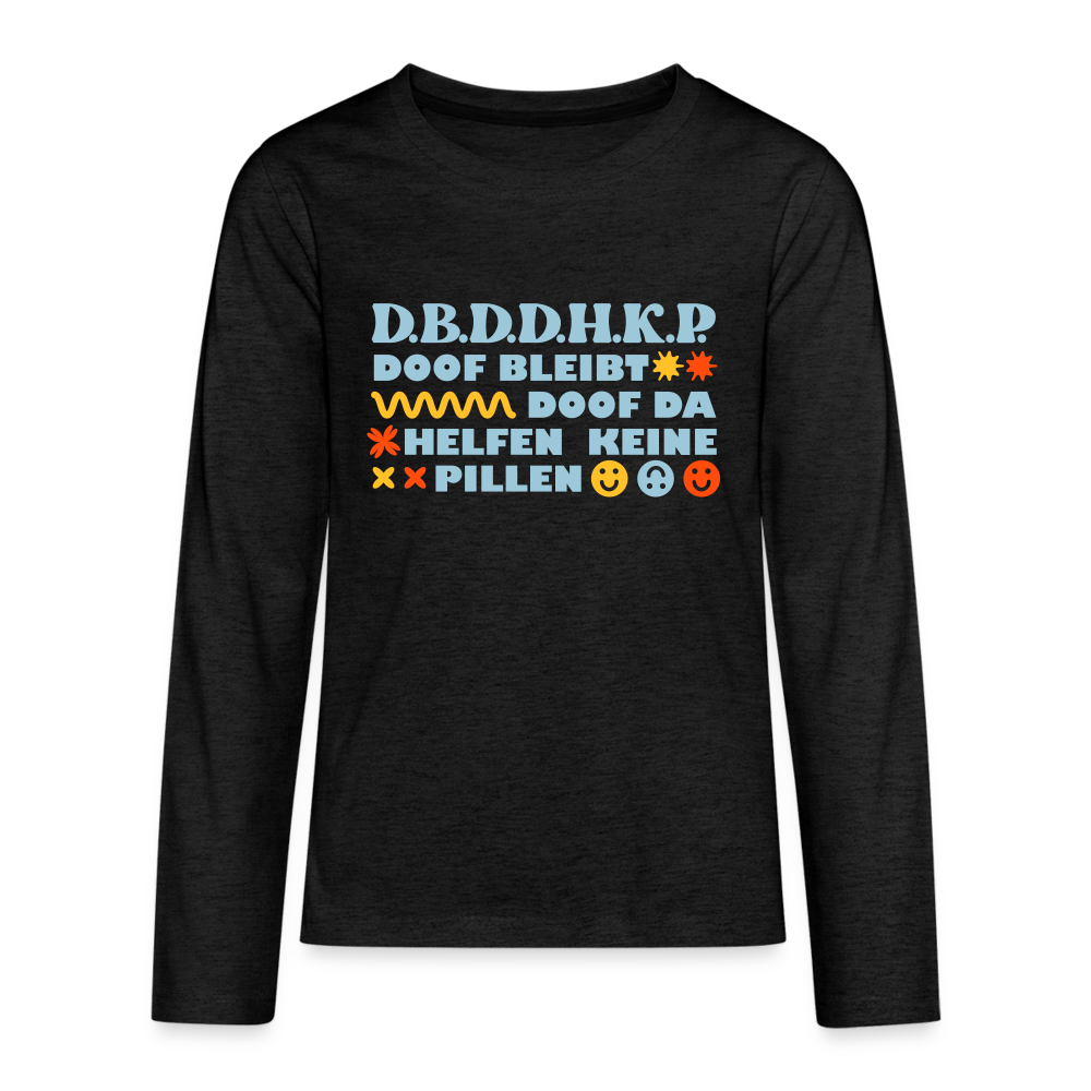 d.b.d.d.h.k.P - Teenager Langarmshirt - charcoal grey