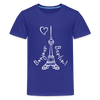 Eiffelturm in Berlin Bonjour - Teenager Premium T-Shirt - royal blue