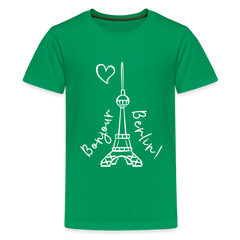 Eiffelturm in Berlin Bonjour - Teenager Premium T-Shirt