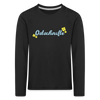 Ostschnitte - Kinder Langarmshirt - black
