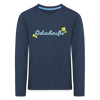Ostschnitte - Kinder Langarmshirt - navy