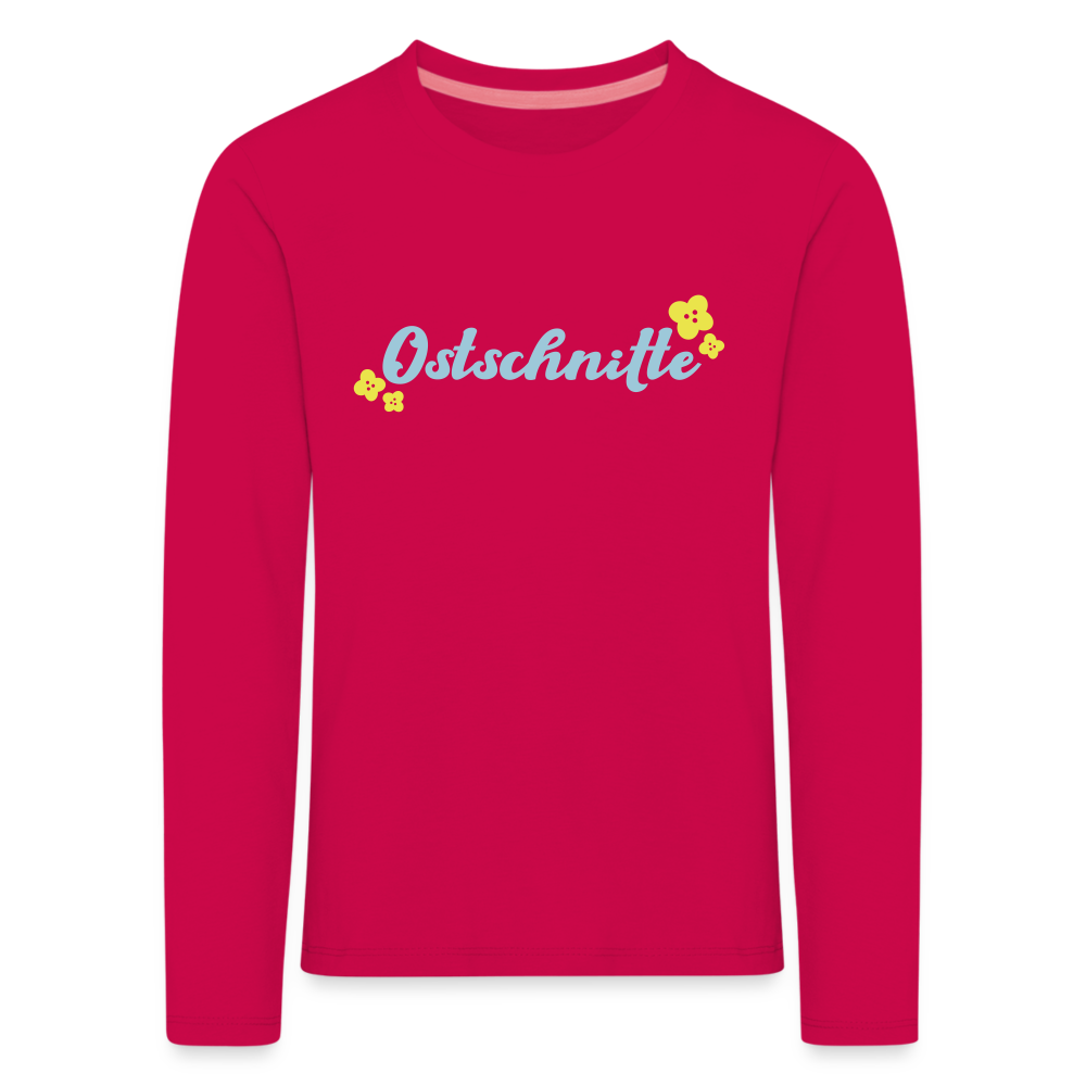 Ostschnitte - Kinder Langarmshirt - dark pink