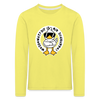 Wesdewat? - Kinder Langarmshirt - yellow