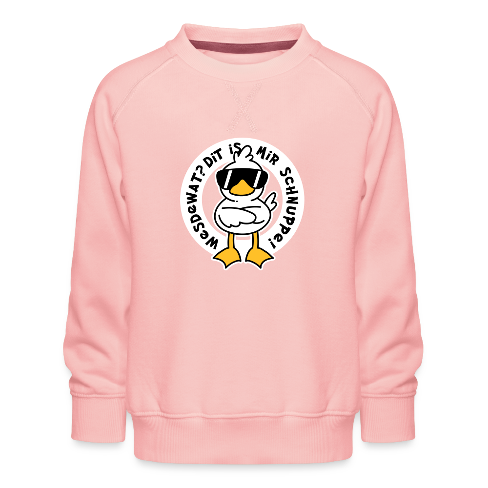 Wesdewat? - Kinder Premium Sweatshirt - crystal pink