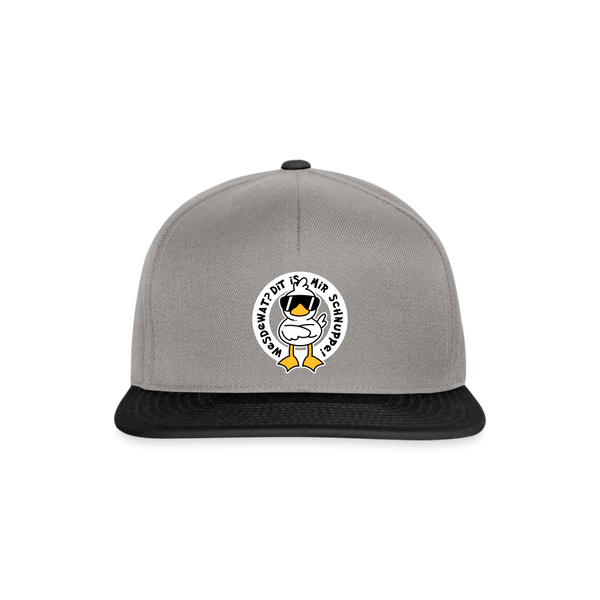 Wesdewat? - Snapback Cap - graphite/black