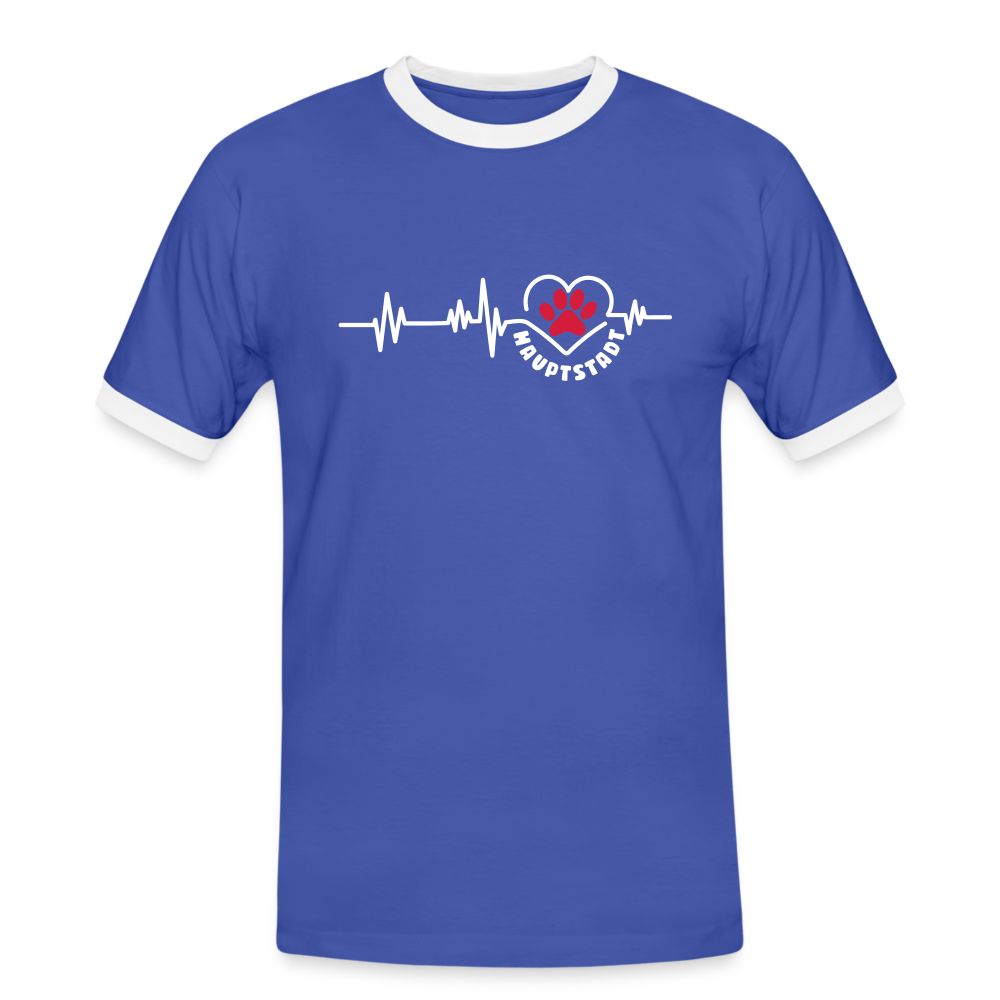 Hauptstadt - Männer Ringer T-Shirt - blue/white