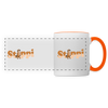 Stippi - Tasse zweifarbig - white/orange
