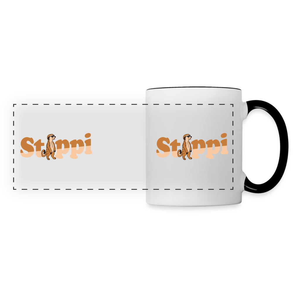 Stippi - Tasse zweifarbig - white/black