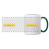 Sturkopp - Tasse zweifarbig - white/dark green