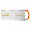 Sturkopp - Tasse zweifarbig - white/orange