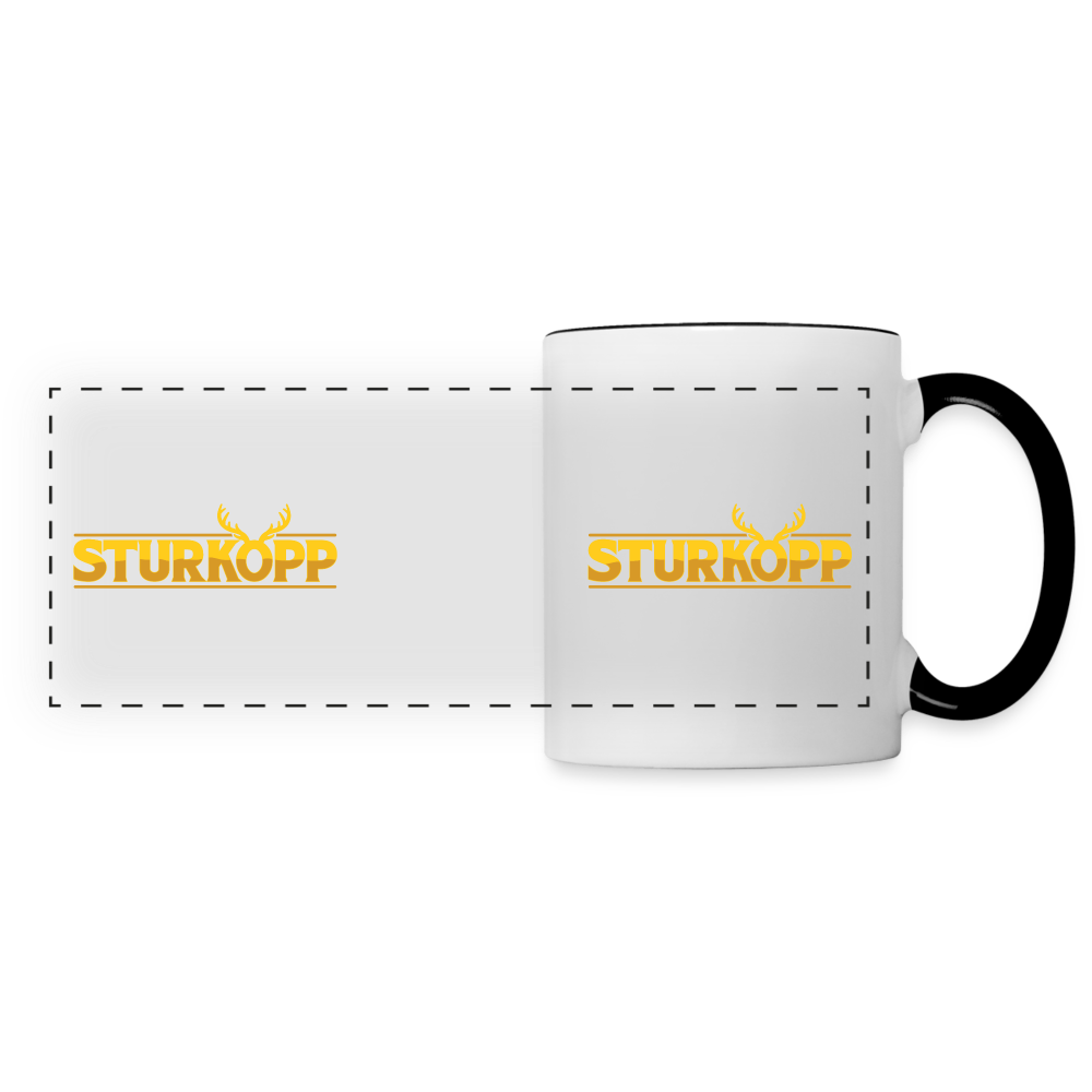 Sturkopp - Tasse zweifarbig - white/black