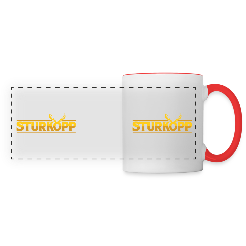 Sturkopp - Tasse zweifarbig - white/red