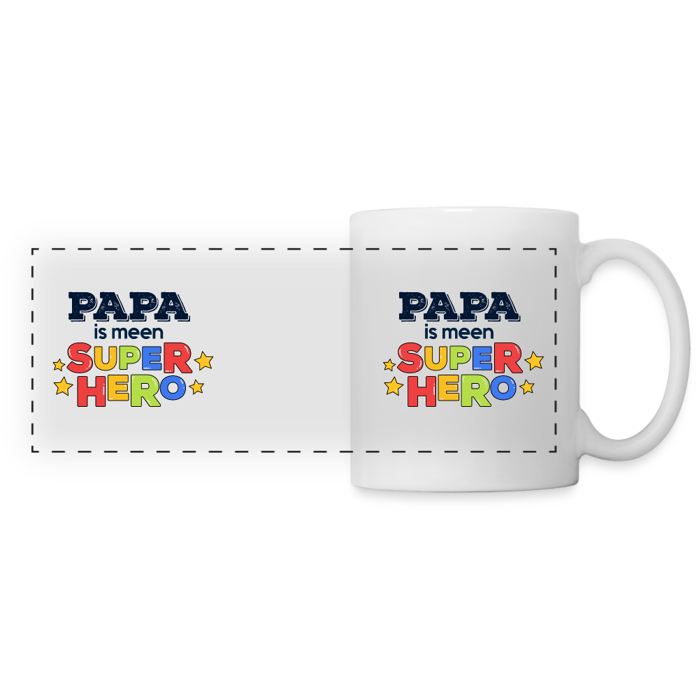 Super Hero - Tasse zweifarbig - white