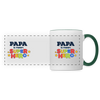 Super Hero - Tasse zweifarbig - white/dark green