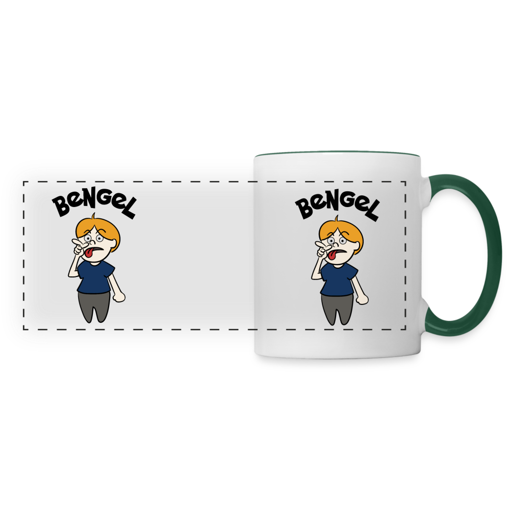 Bengel - Tasse zweifarbig - white/dark green