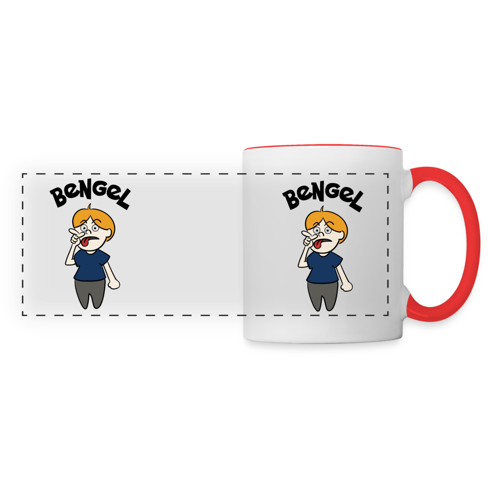 Bengel - Tasse zweifarbig - white/red