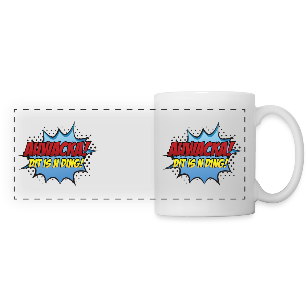 Auwacka! - Tasse zweifarbig - white