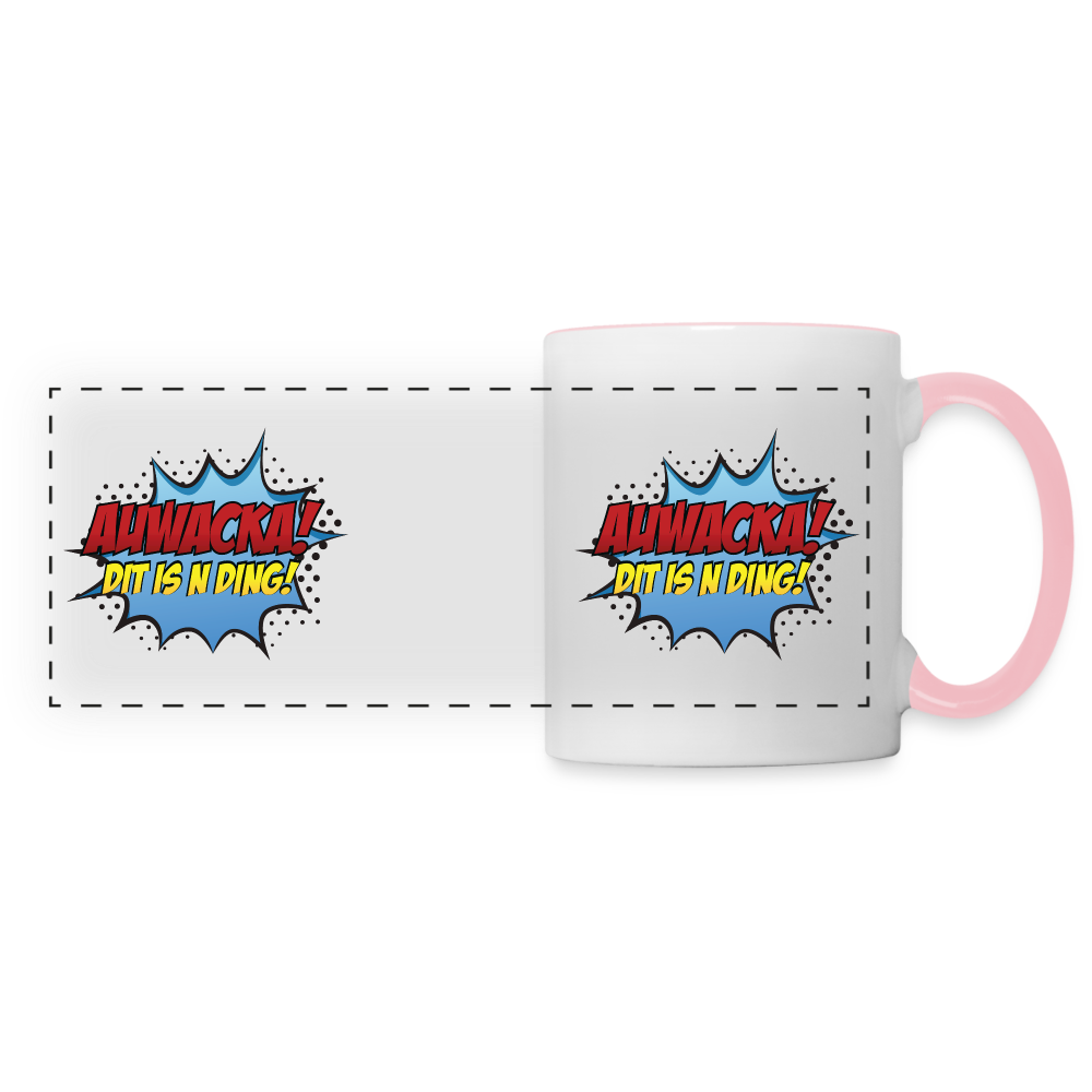Auwacka! - Tasse zweifarbig - white/pink