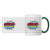 Auwacka! - Tasse zweifarbig - white/dark green