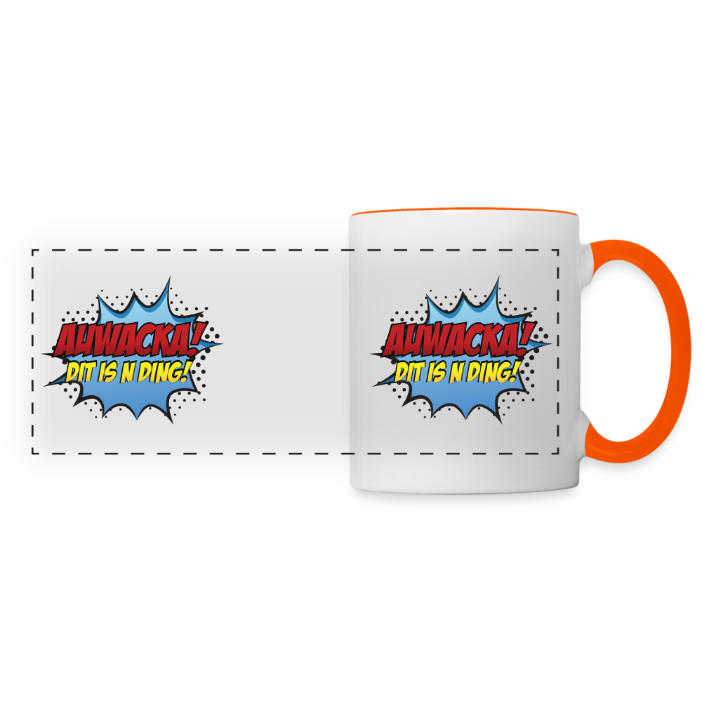 Auwacka! - Tasse zweifarbig - white/orange