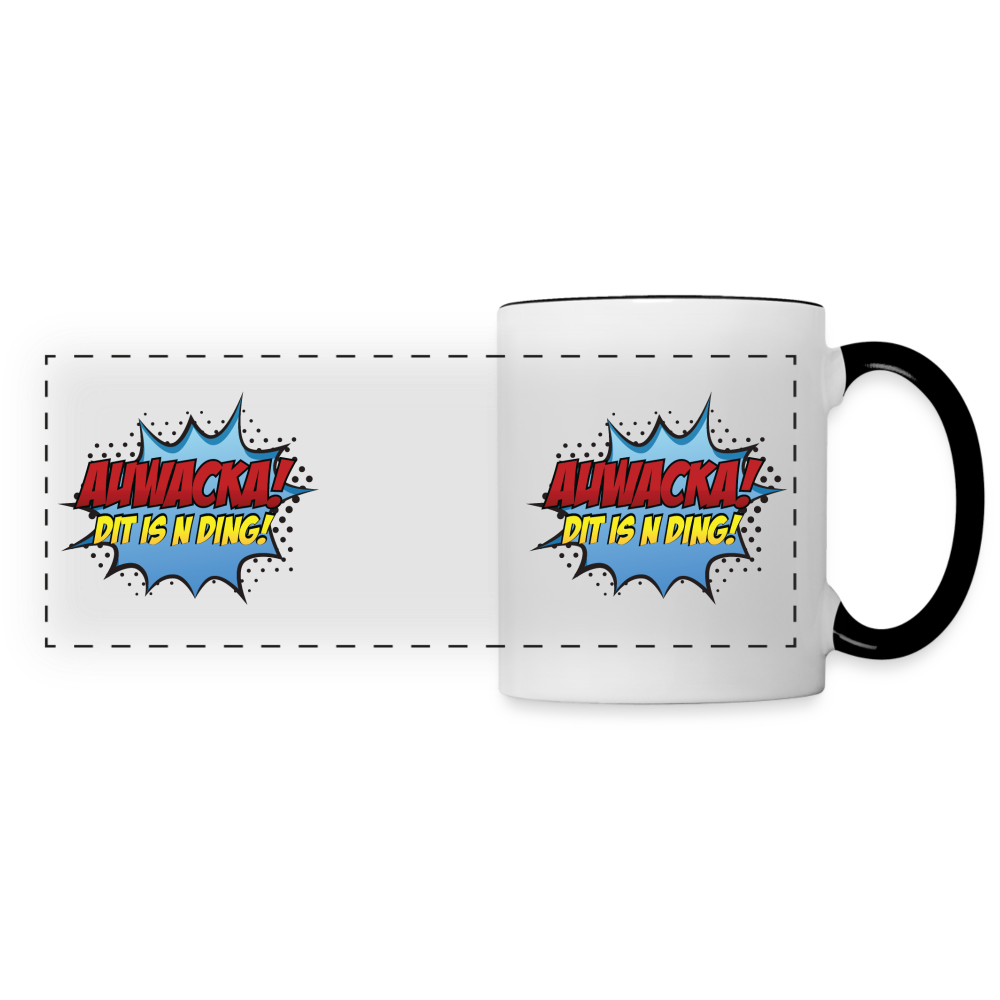 Auwacka! - Tasse zweifarbig - white/black