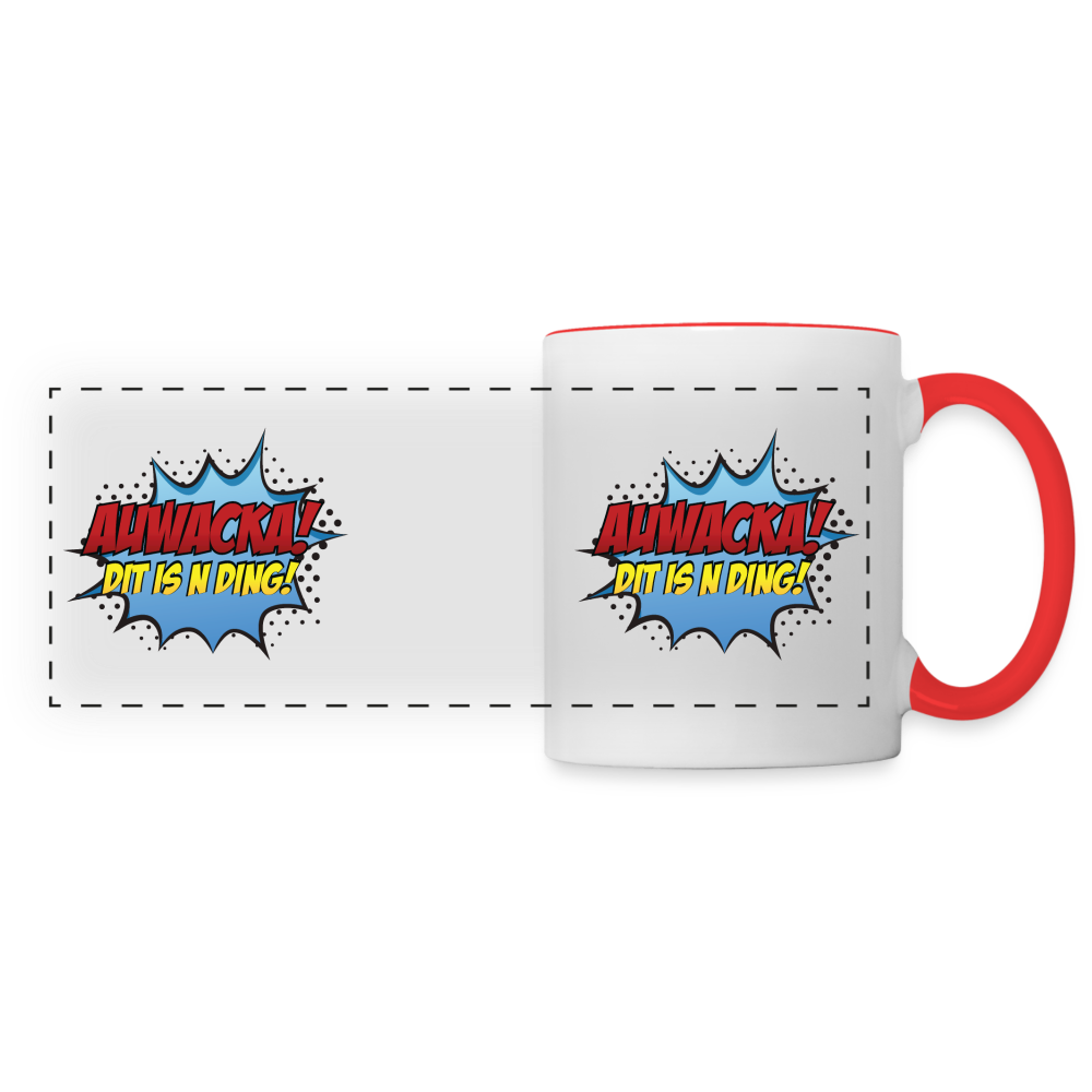 Auwacka! - Tasse zweifarbig - white/red
