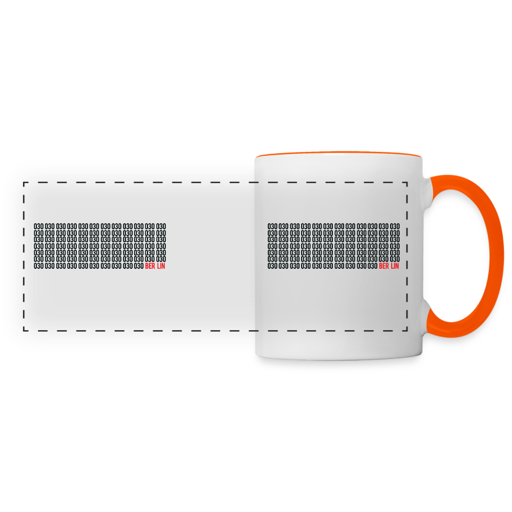 030 Berlin - Tasse zweifarbig - white/orange