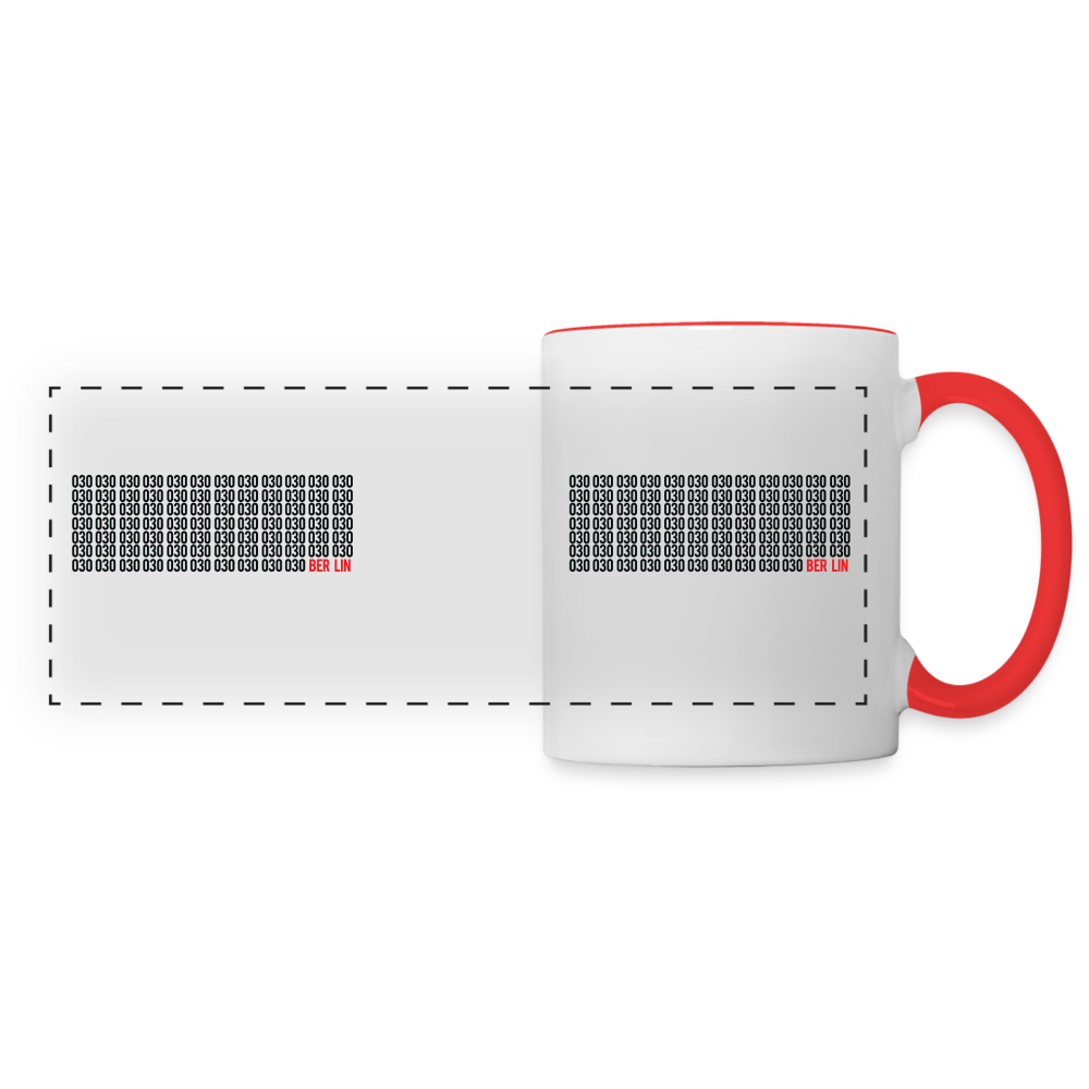 030 Berlin - Tasse zweifarbig - white/red