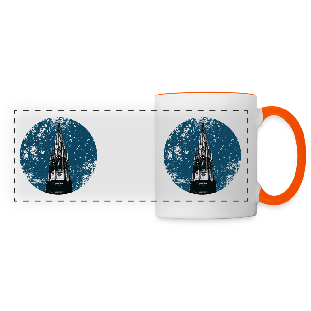 Viktoriapark - Tasse zweifarbig - white/orange