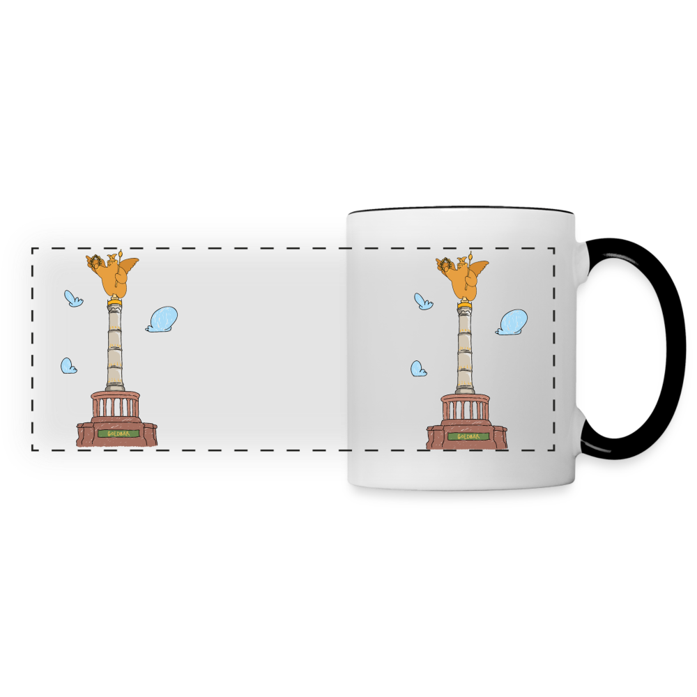 Gold Bär - Tasse zweifarbig - white/black