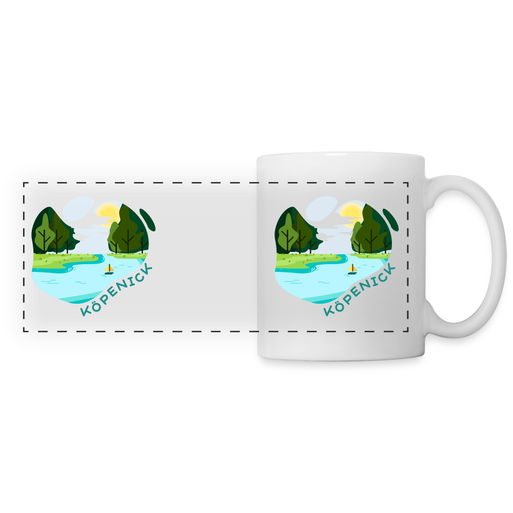 Köpenick am Wasser - Tasse zweifarbig - white