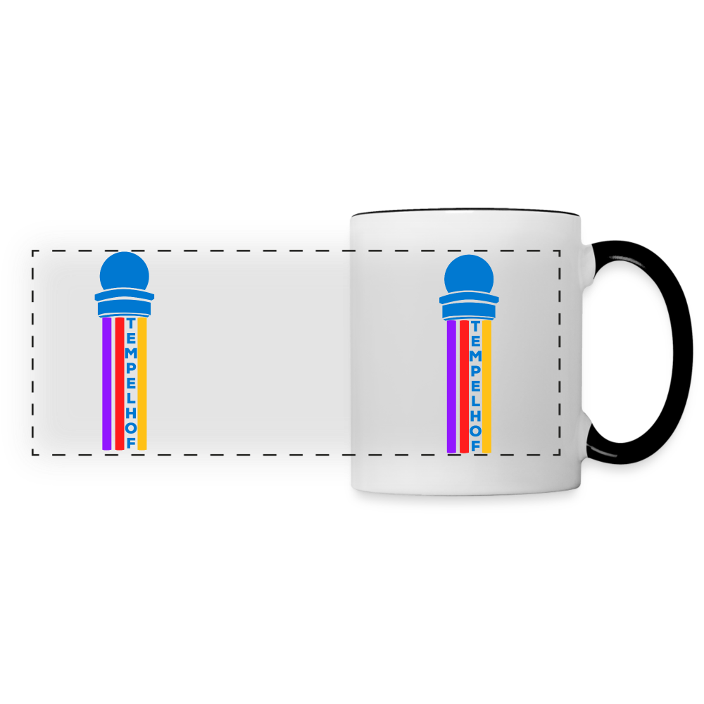 Tempelhof Radarturm - Tasse zweifarbig - white/black