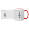 Fernsehturm der Noten - Tasse zweifarbig - white/red