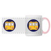 U-Bahntunnel - Tasse zweifarbig - white/pink